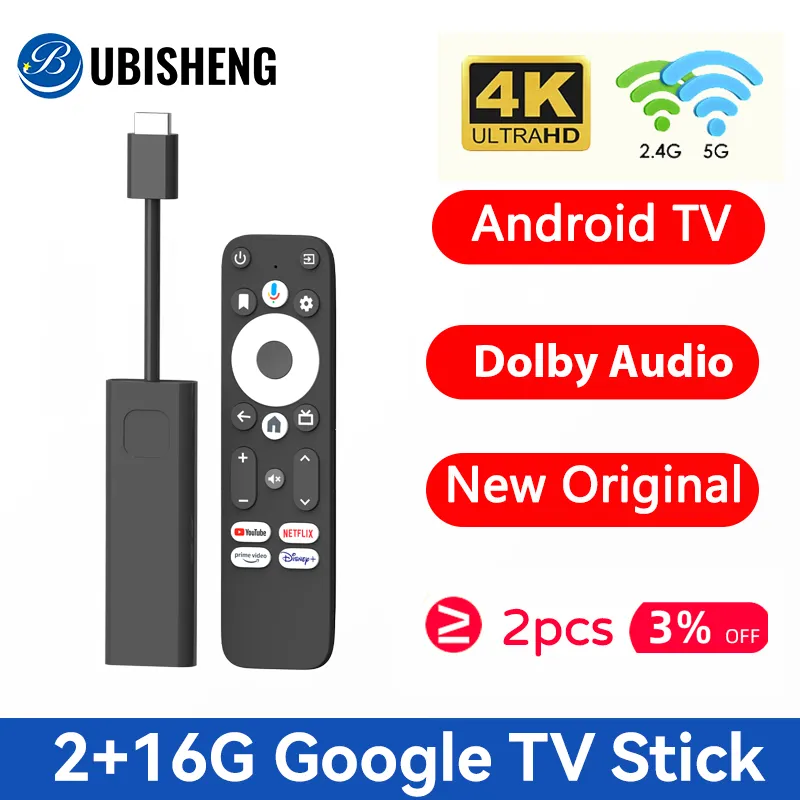 GD1-TV Stick Android 11.0,2GB,16GB, Netflix, certificado do Google, 4K  Streaming Media Player, Dual WiFi, BT5.0(AliExpress) R$190,21 – China  Cupons BR
